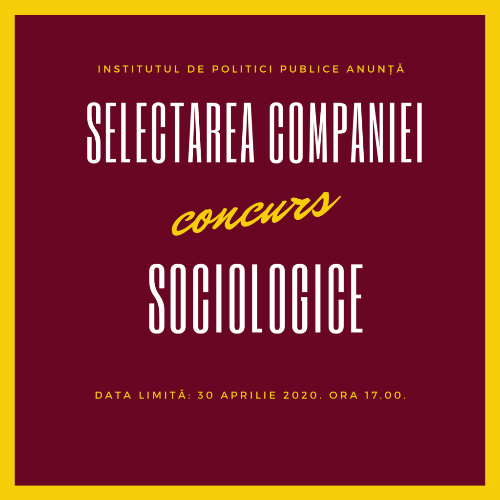 anunt compania socilogica